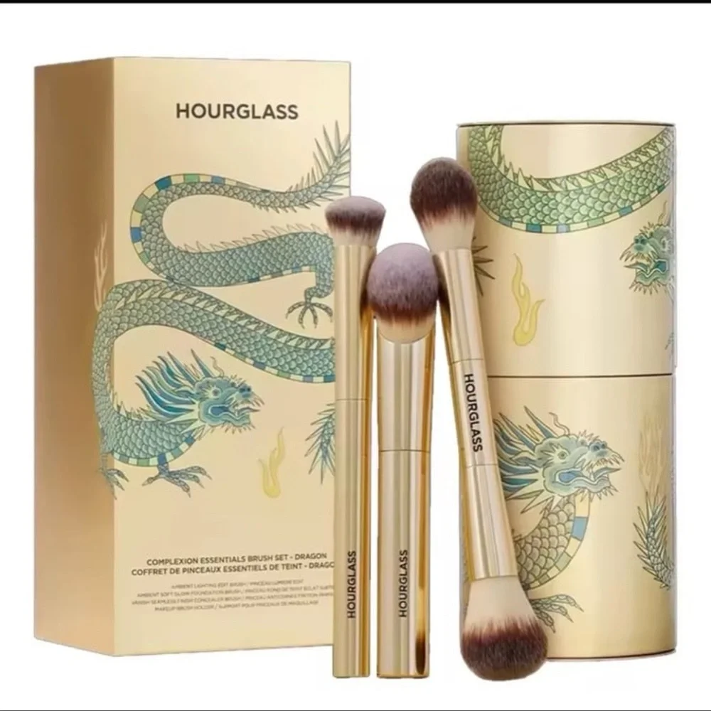 Hourglass Complexion Essentials Brush Set - Dragon Limited Edition 2024   ~NEW~
